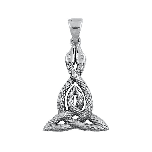 Silver Pendant - Snakes