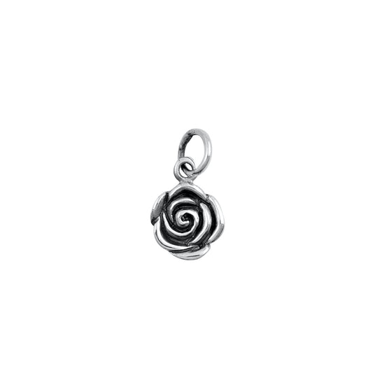 Silver Pendant - Rose