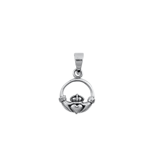 Silver Pendant - Claddagh