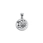 Silver Pendant - Moon and Sun