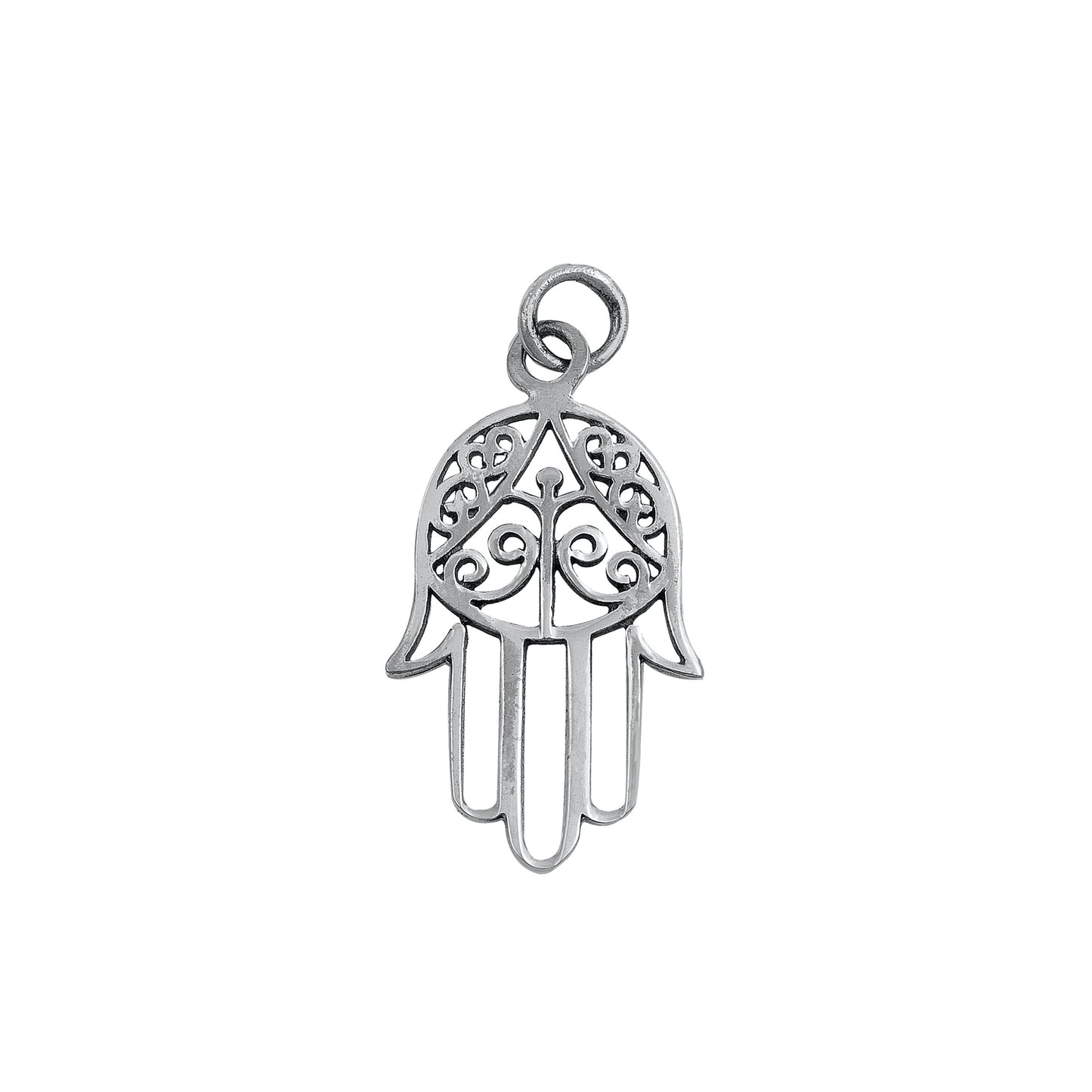 Silver Pendant - Hamsa