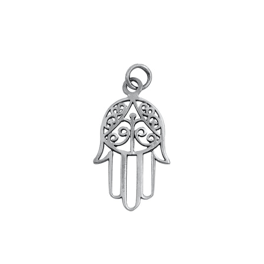 Silver Pendant - Hamsa