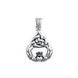 Silver Pendant - Celtic Claddaugh