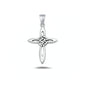 Silver Pendant - Celtic Cross