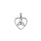 Silver Pendant - Celtic Heart