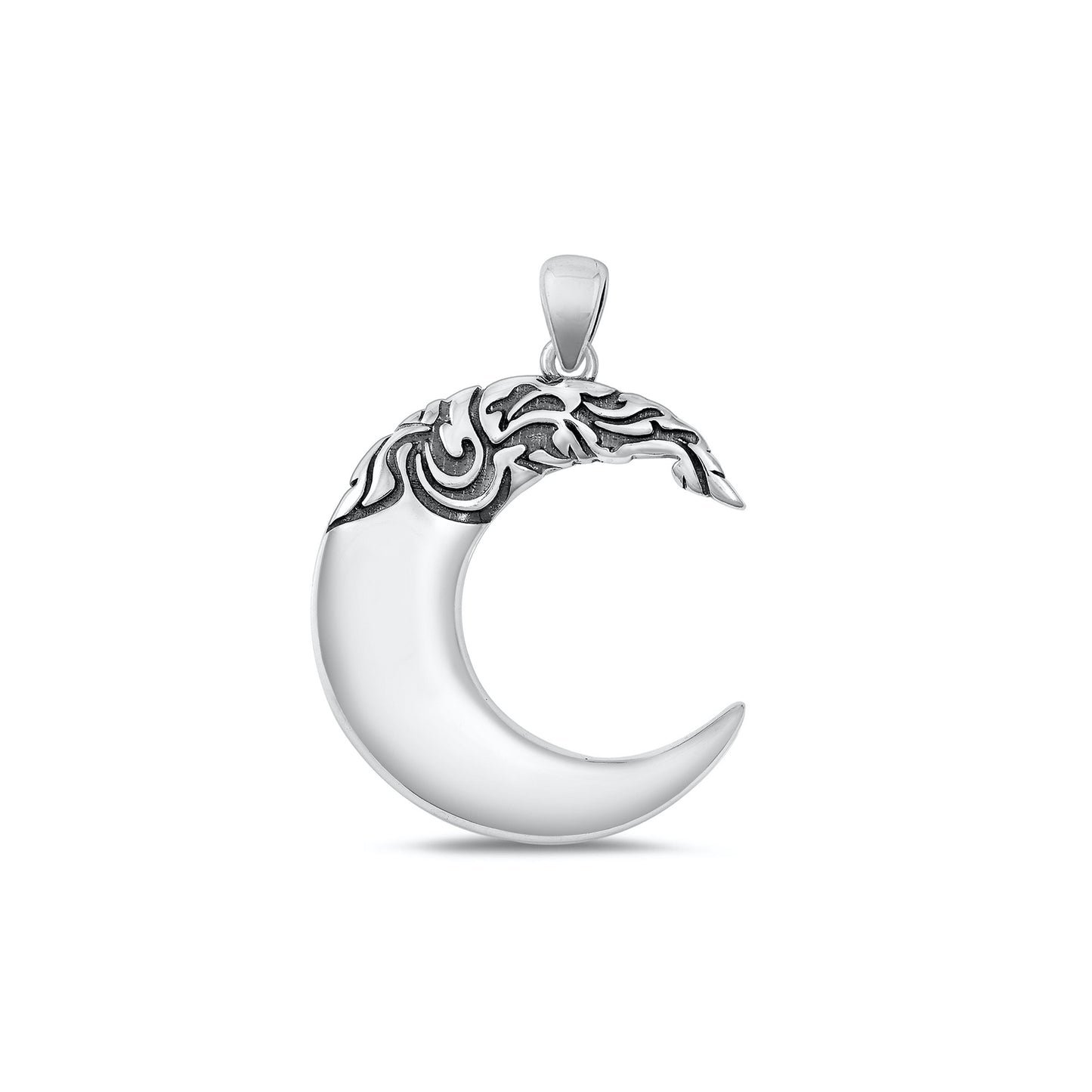 Silver Pendant - Moon