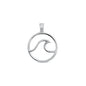Silver Pendant - Wave