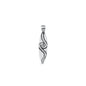 Silver Pendant - Surfboard Wave