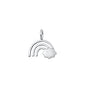 Silver Pendant - Cloud and Rainbow