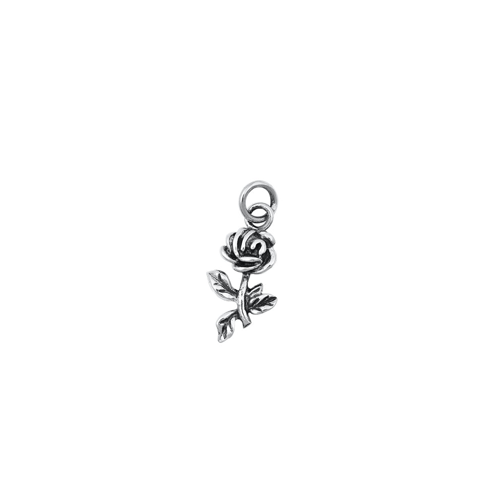 Silver Pendant -  Rose