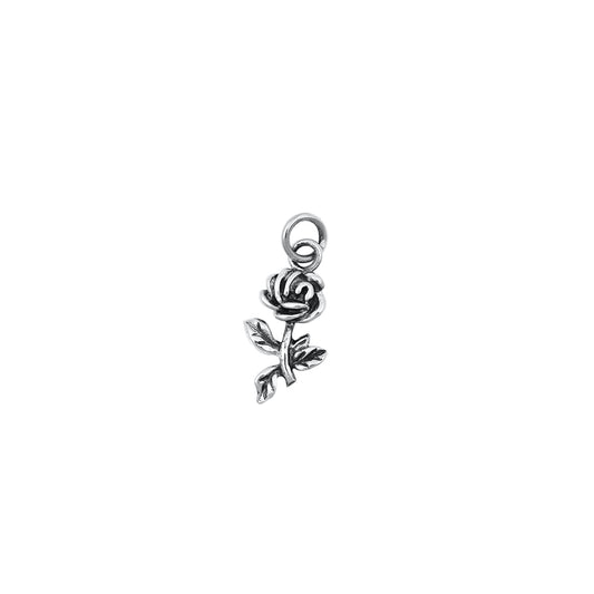 Silver Pendant -  Rose