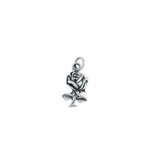 Silver Pendant -  Rose