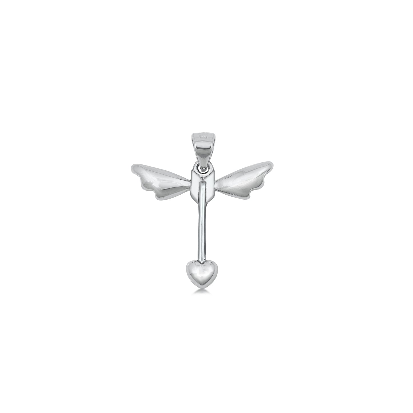 Silver Pendant - Cupid's Arrow