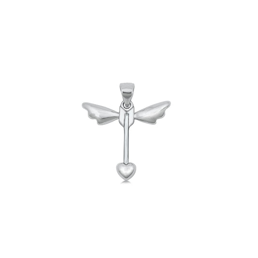 Silver Pendant - Cupid's Arrow