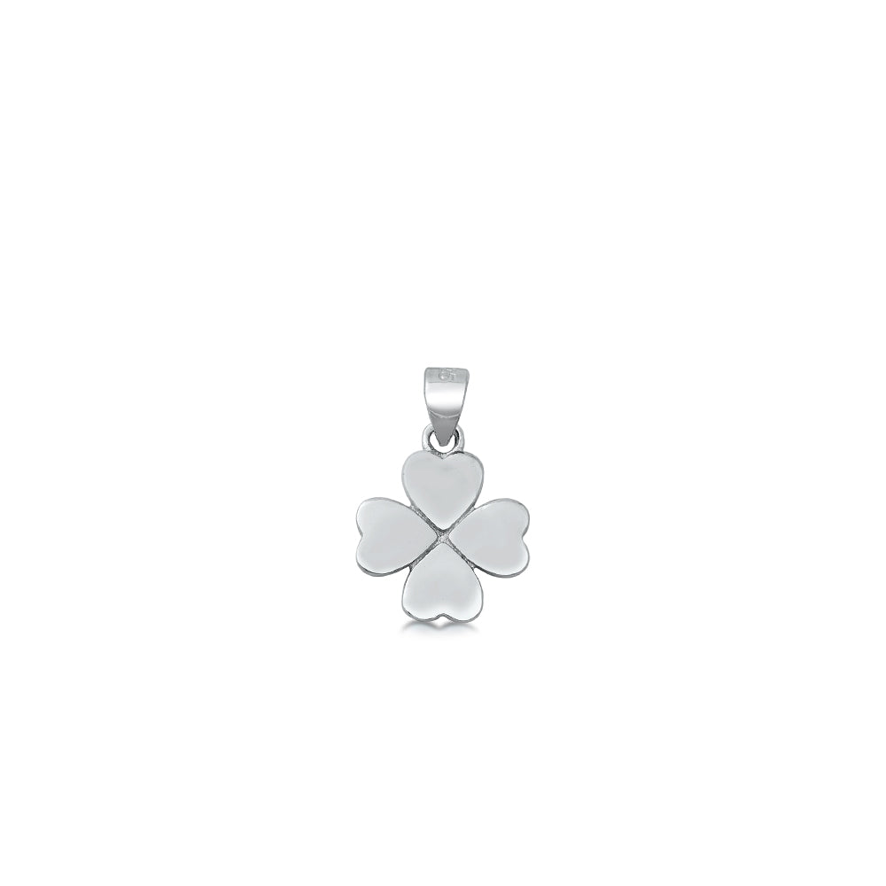 Silver Pendant - Clover