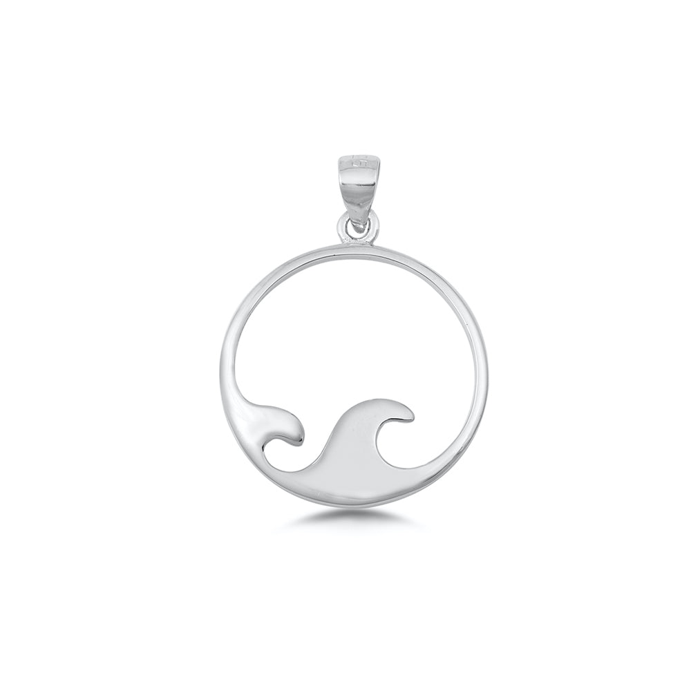 Silver Pendant - Waves