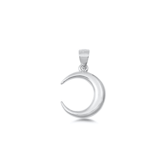 Silver Pendant - Crescent Moon