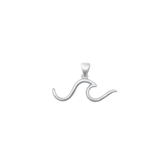 Silver Pendant - Wave