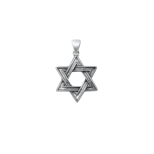 Silver Pendant - Star of David