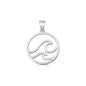 Silver Pendant - Waves