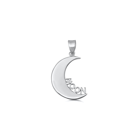 Silver Pendant - Moon
