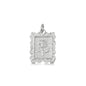 Silver Pendant - Rose