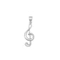 Silver Pendant - Music Note