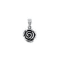 Silver Pendant - Rose