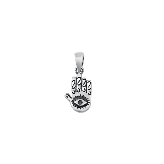 Silver Pendant - Hamsa