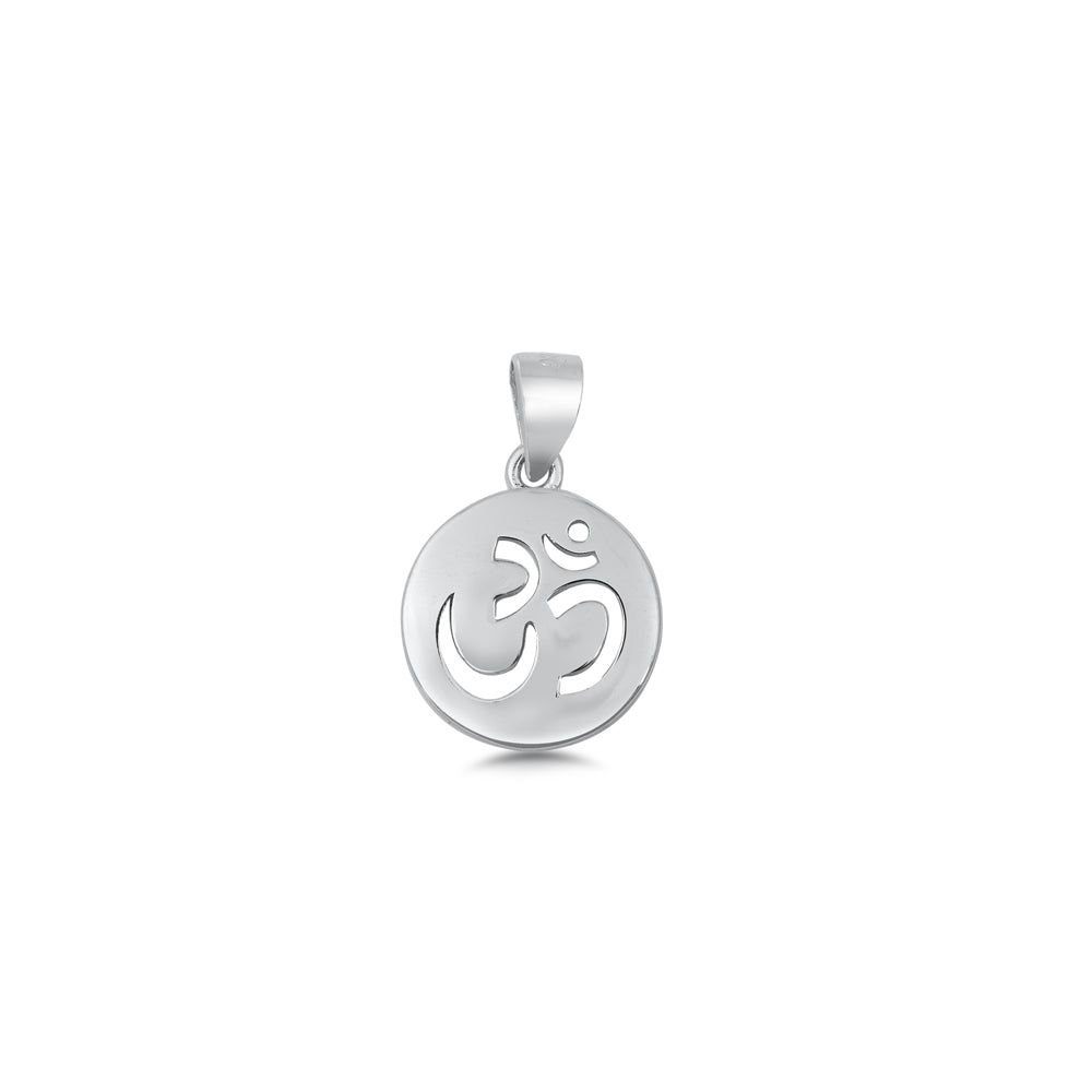 Silver Pendant - Om