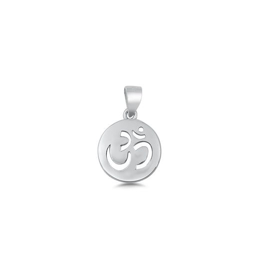 Silver Pendant - Om
