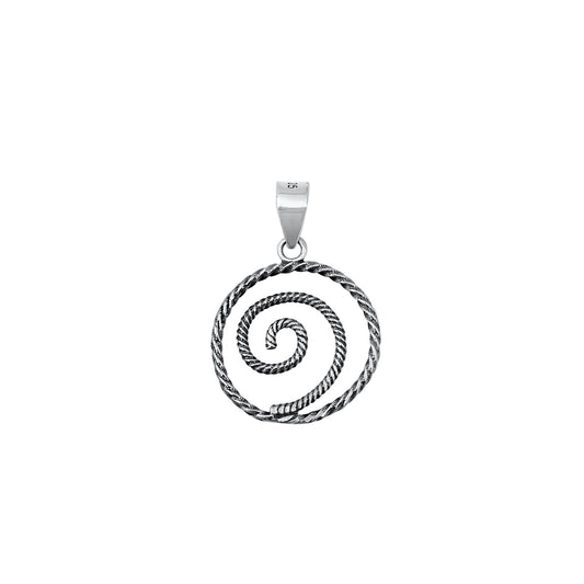 Silver Pendant - Spiral