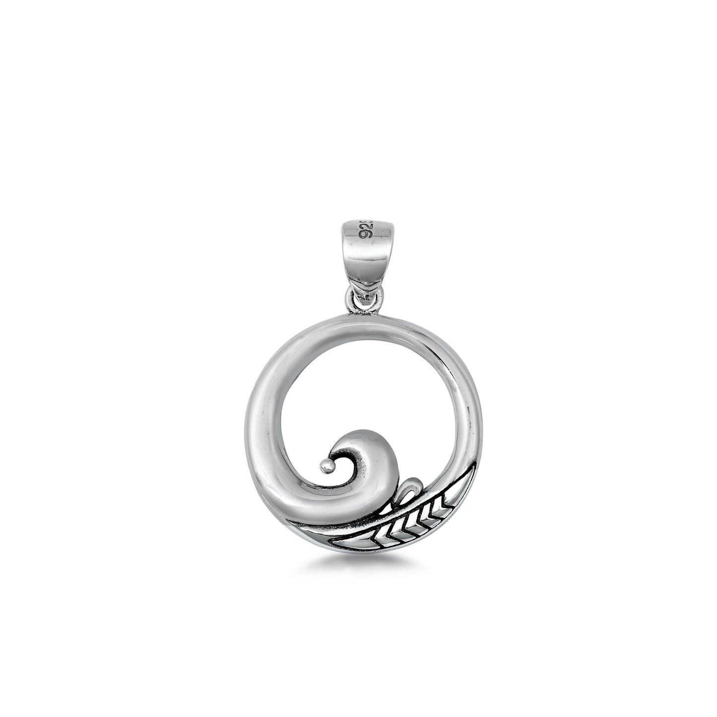 Silver Pendant - Wave
