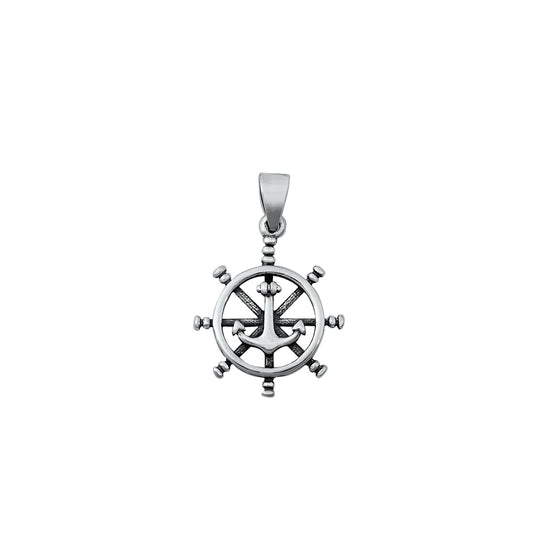 Silver Pendant - Helm
