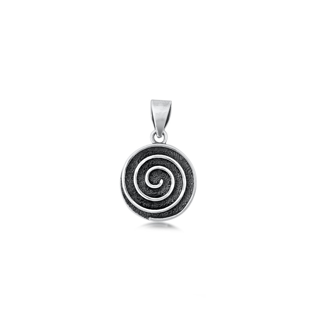 Silver Pendant - Spiral