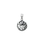 Silver Pendant - Om & Elephant