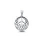 Silver Pendant - Celtic Peace Sign