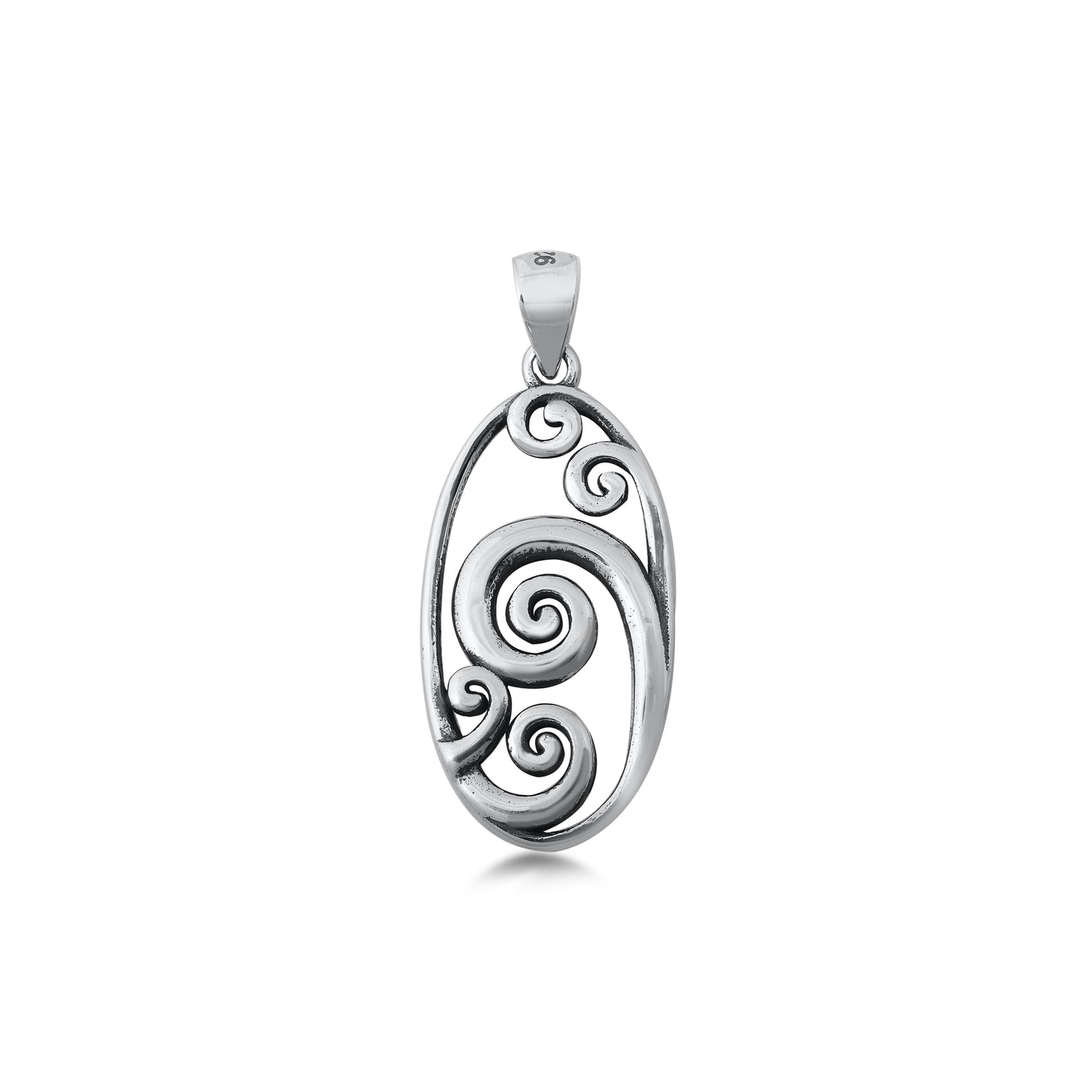 Silver Pendant - Waves