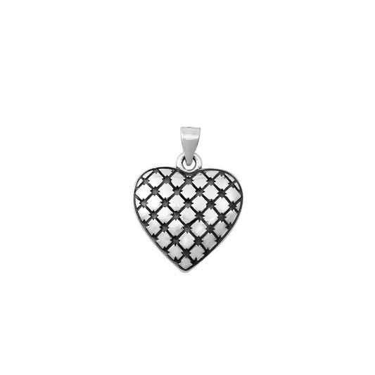 Silver Pendant - Heart