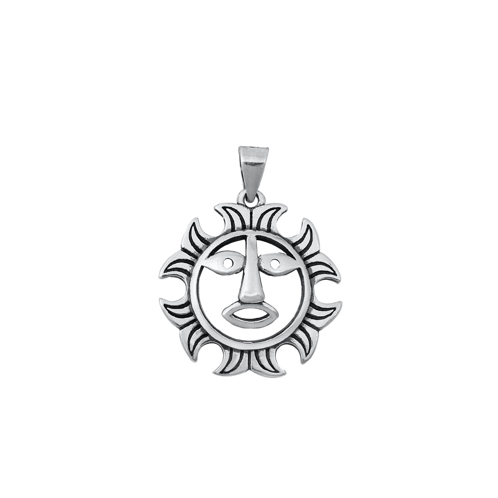 Silver Pendant - Sun