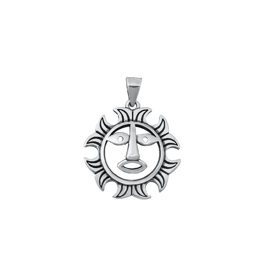 Silver Pendant - Sun