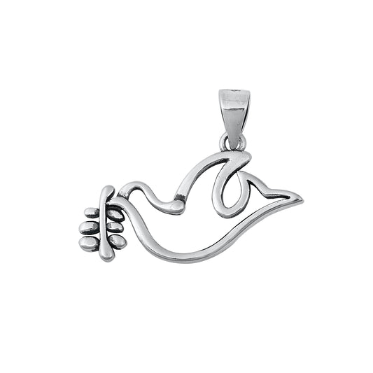 Silver Pendant - Christian Dove