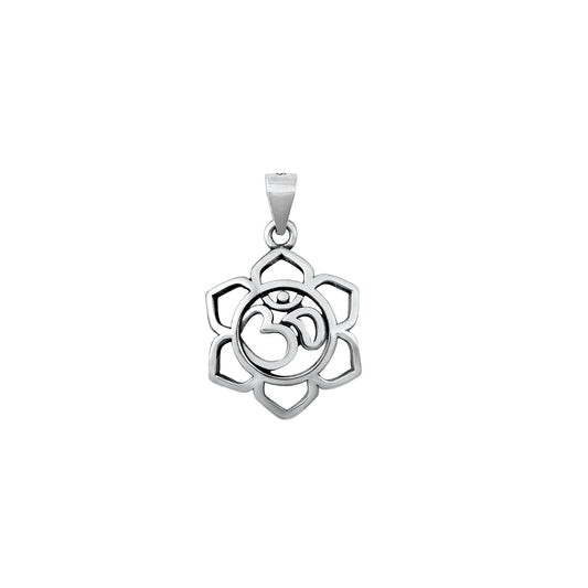 Silver Pendant - Om