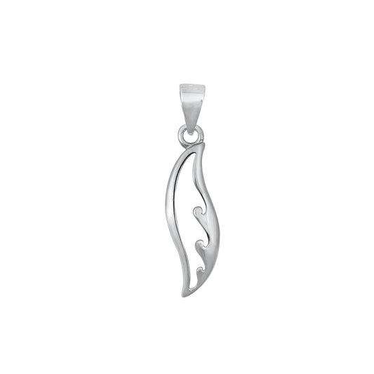 Silver Pendant - Waves