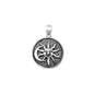 Silver Pendant - Sun & Moon