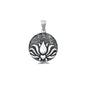 Silver Pendant - Lotus