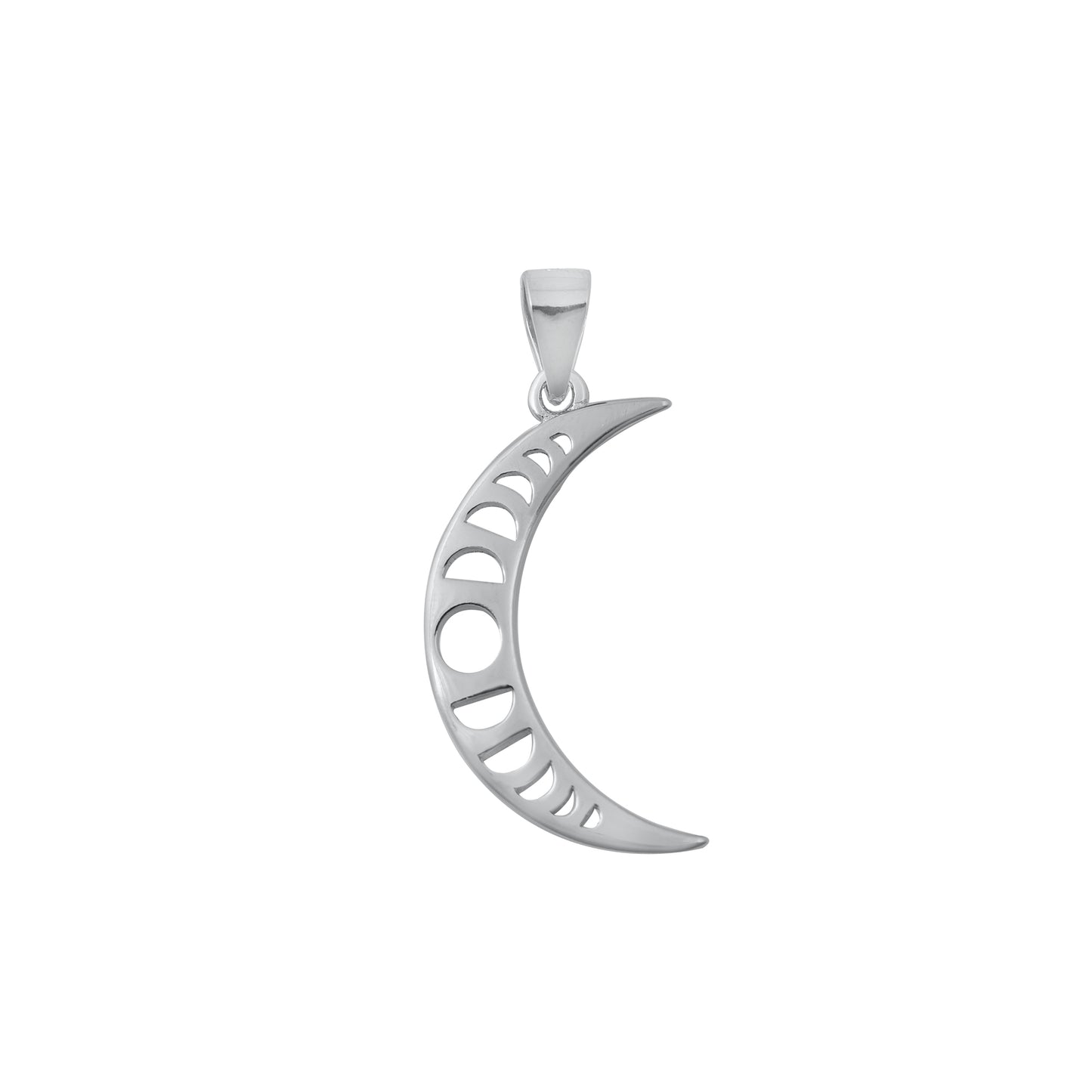 Silver Pendant - Crescent Moon