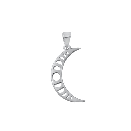Silver Pendant - Crescent Moon