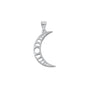 Silver Pendant - Crescent Moon