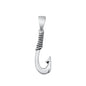 Silver Pendant - Fish Hook